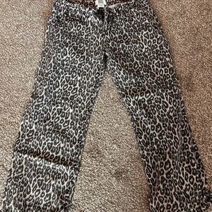 BDG leopard print jeans